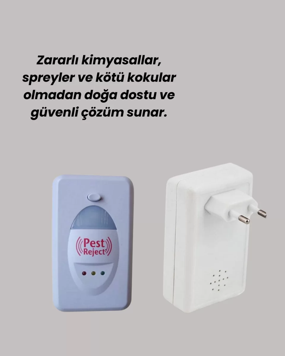 Ultrasonik Teknolojili Elektronik Haşere Kovucu - Görsel 3