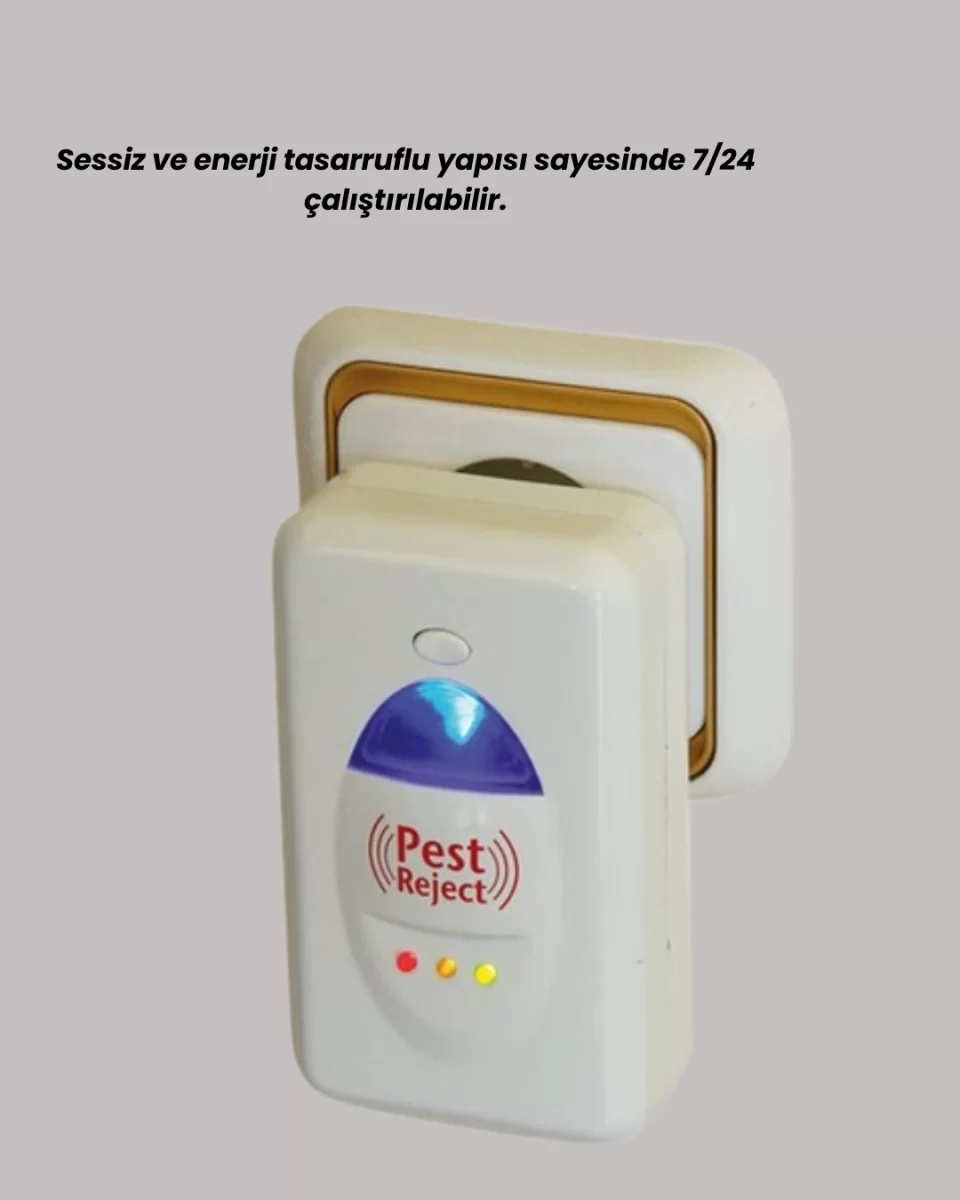 Ultrasonik Teknolojili Elektronik Haşere Kovucu - Görsel 5