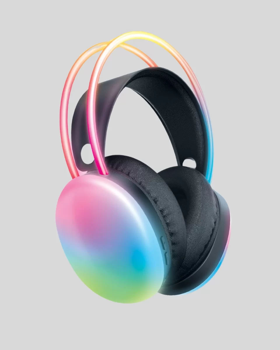 RGB Aydınlatmalı Kablosuz Bluetooth Oyuncu Kulaklığı - Görsel 5