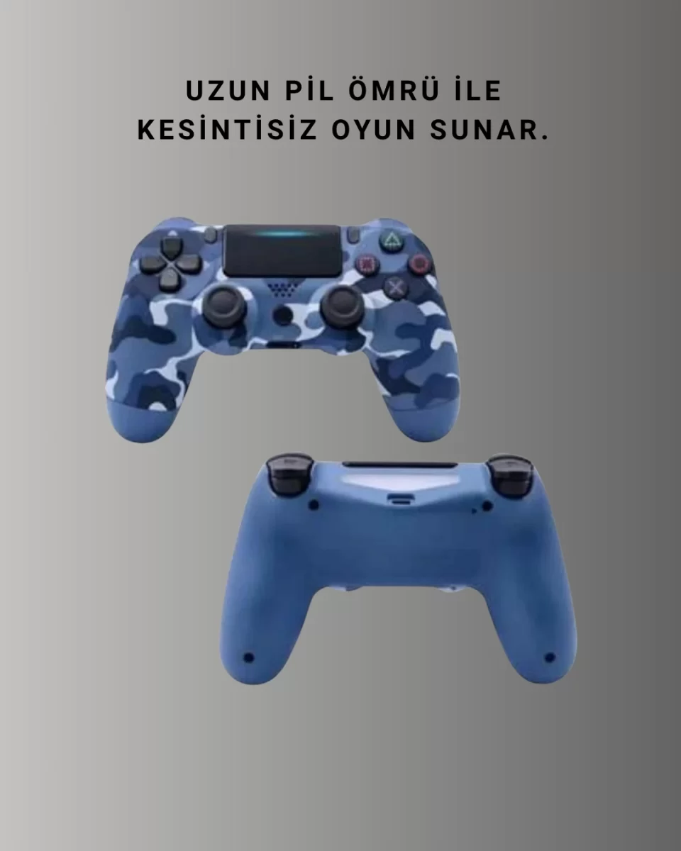 Uzun Pil Ömürlü Oyun Kolu – USB ile Hızlı Şarj Desteği - Görsel 2