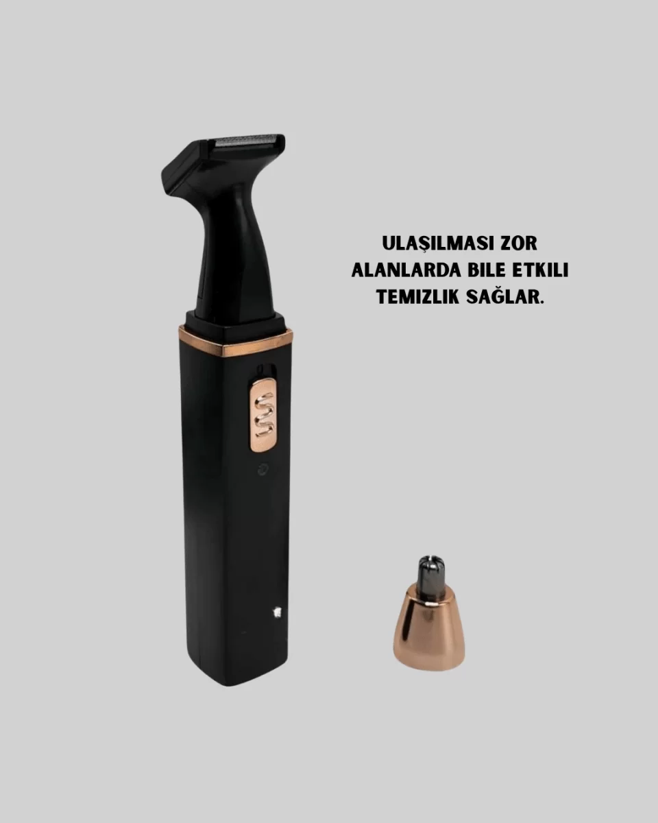 USB şarjlı, yıkanabilir başlıklı kişisel bakım cihazı-Tıraş Makinesi - Görsel 3