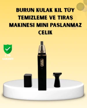 Şarjlı burun ve kulak kılı temizleme cihazı
