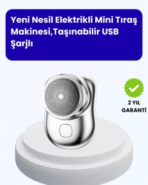 Cep Tipi Elektrikli Tıraş Makinesi – Güçlü, Sessiz, Su Geçirmez ve Ultra Taşınabilir