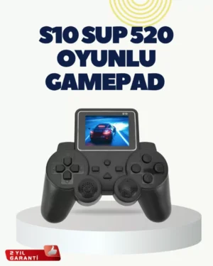 HDMI Destekli S10 Gamepad 520 Oyunlu TV’ye Bağlanabilir Atari 2025 Model