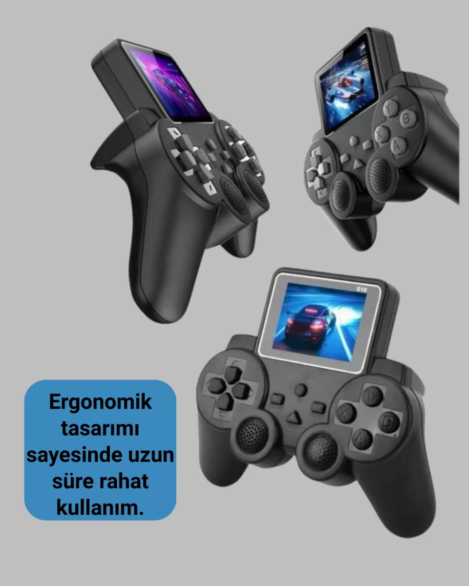 Orijinal 2025 S10 Gamepad 520 Oyunlu HDMI TV Bağlantılı A Kalite Atari - Görsel 2