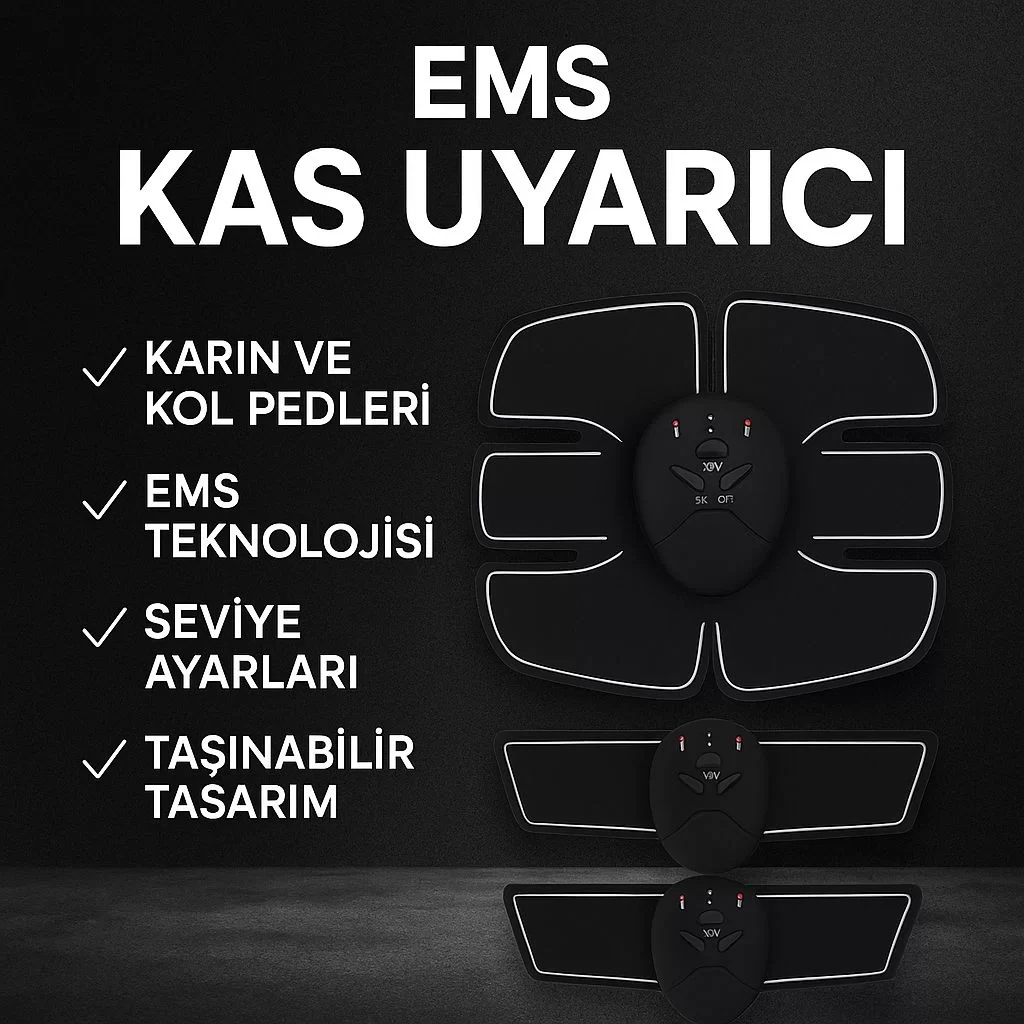 EMS Titreşimli Spor Cihazı Kas Geliştirme ve Yağ Yakma 2025 Seri Orijinal - Görsel 2