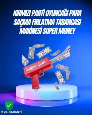 AA Pil ile Çalışan, Kolay Kullanımlı Kâğıt Fırlatıcı Oyuncak