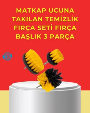 Matkap Ucu Temizlik Aparatı 3’lü Fırça Seti