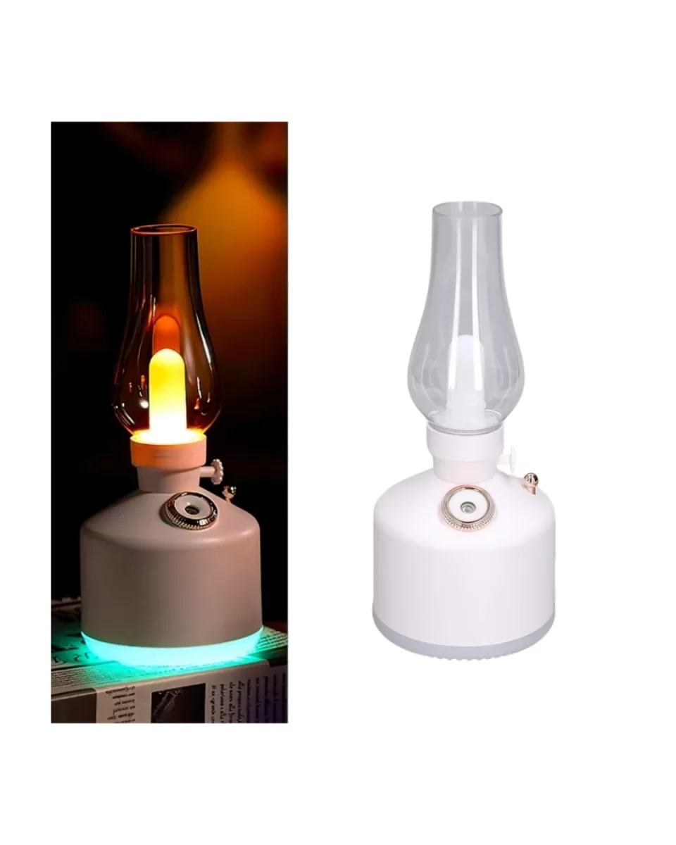USB Şarjlı Gaz Lambası Modeli Nano Mist Aromaterapi Nemlendirici 280 ml - Görsel 3