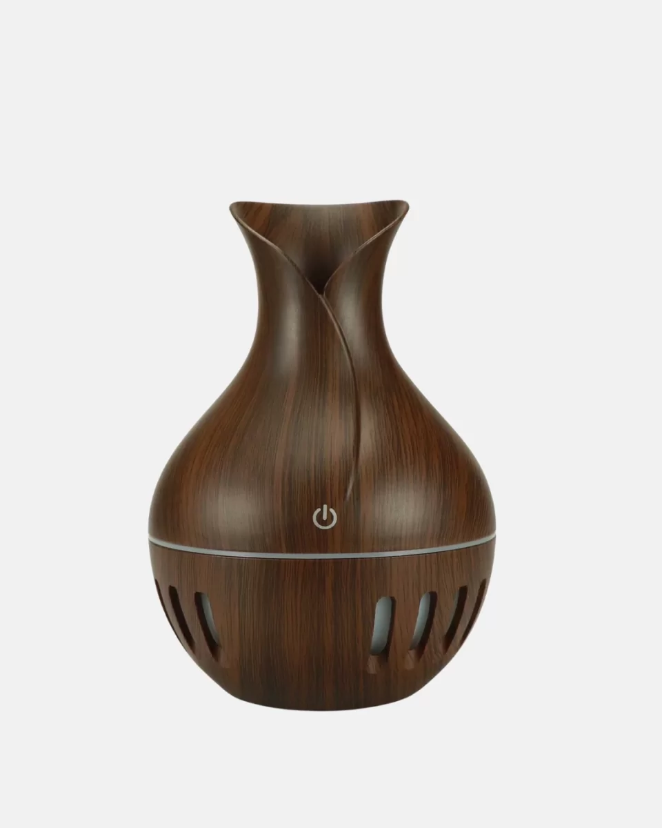 Ahşap Desenli 130 ml Aromaterapi Difüzör Sessiz ve USB Bağlantılı - Görsel 2
