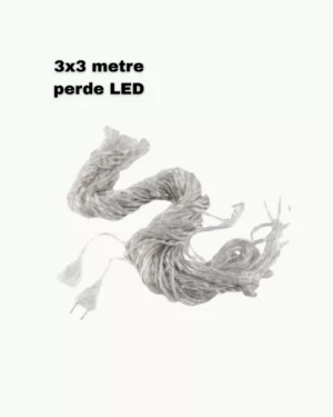 3x3 LED Işık Perdesi Şelale Model İç Dış Mekân Dekorasyonu