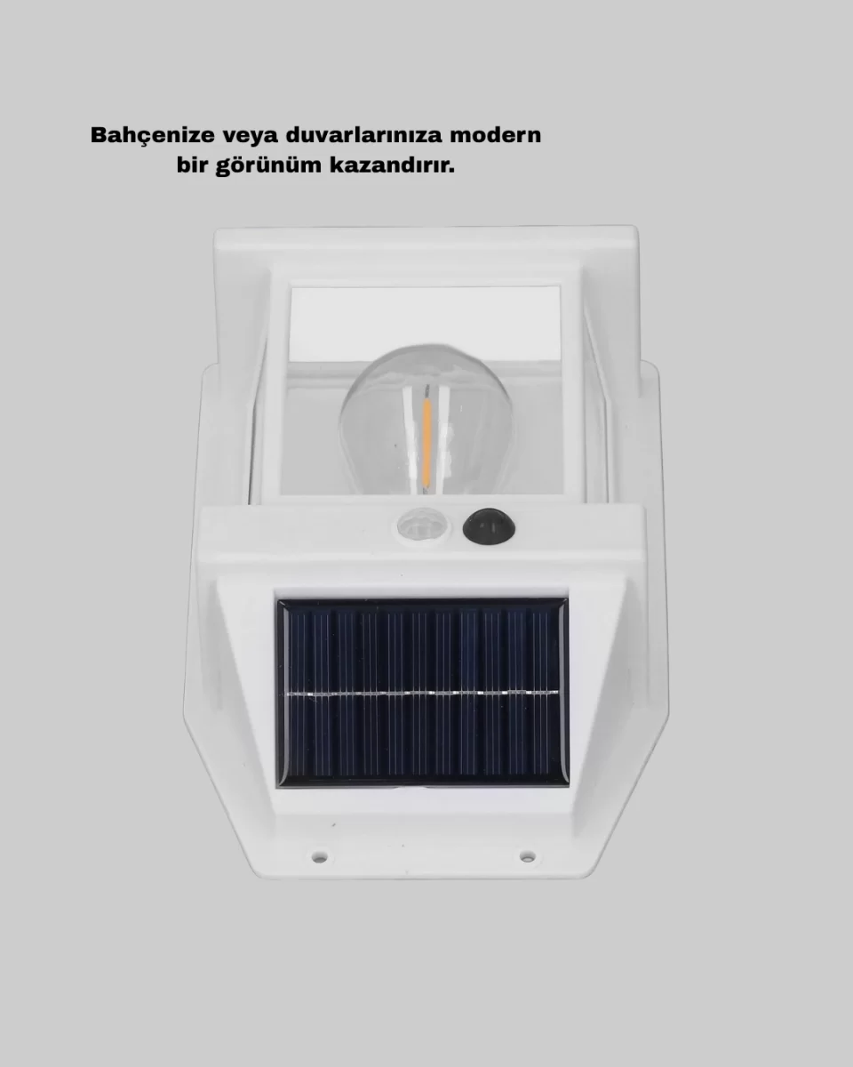 Solar Sensörlü Dış Mekan Lamba 3 Işık Modlu ve IP65 Dayanıklı - Görsel 3