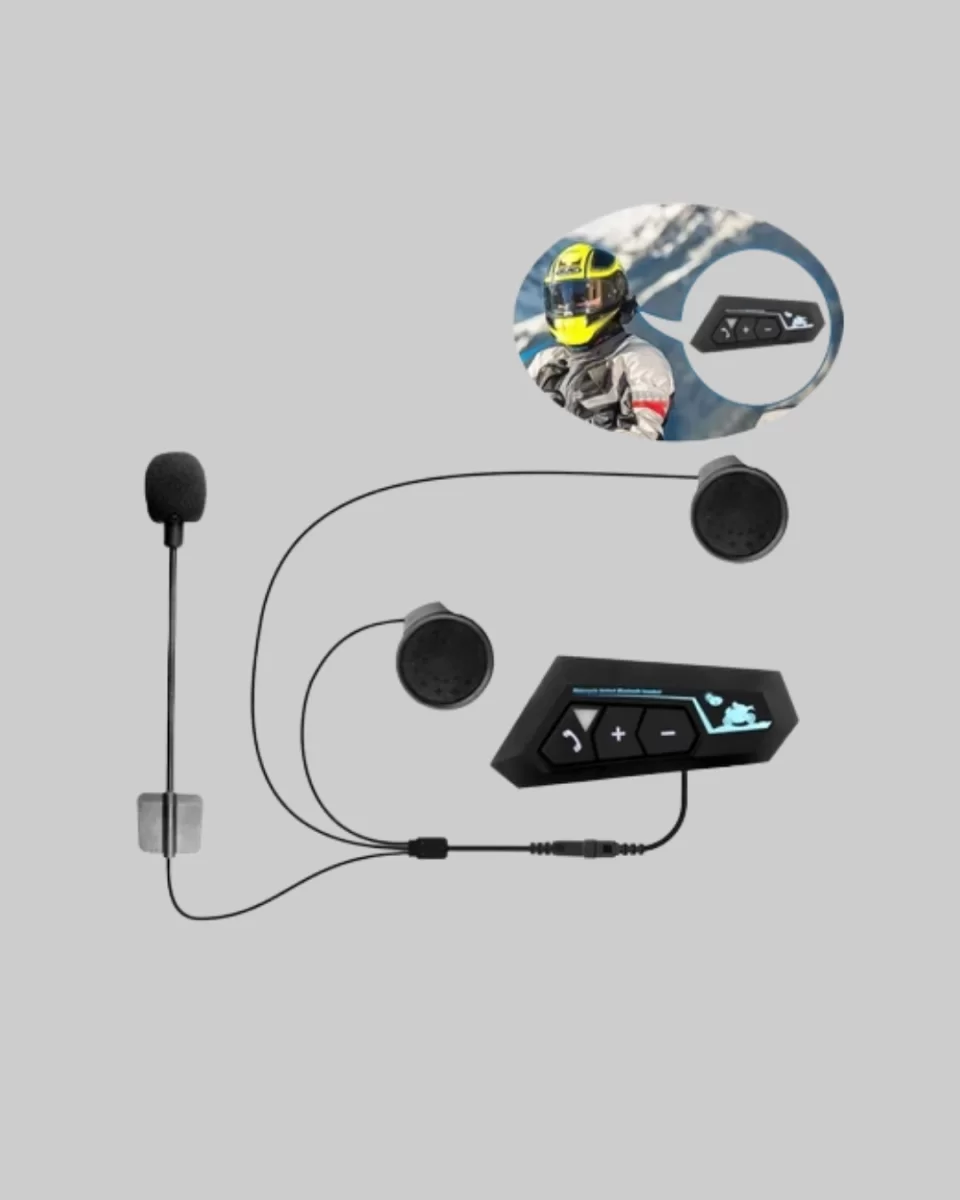 BT22 Kask Bluetooth Kulaklık 5.0 Gürültü Engelleyici ve Eller Serbest Kullanım - Görsel 3