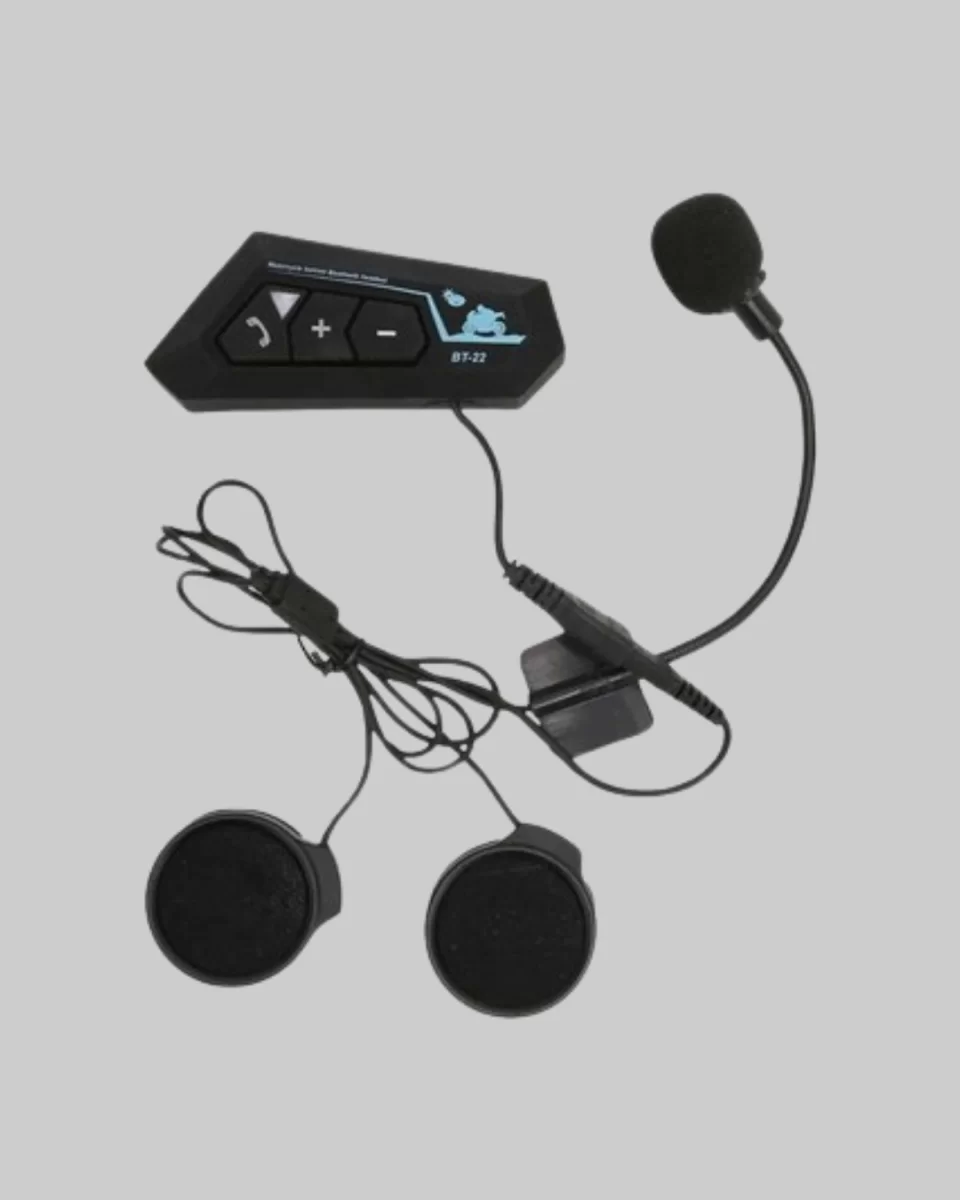BT22 Kask Bluetooth Kulaklık 5.0 Gürültü Engelleyici ve Eller Serbest Kullanım - Görsel 5