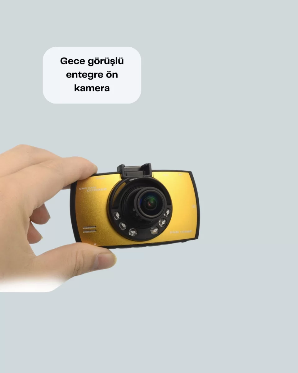 HD Araç Kamerası 2.7 İnç Ekran G Sensor Destekli - Görsel 4