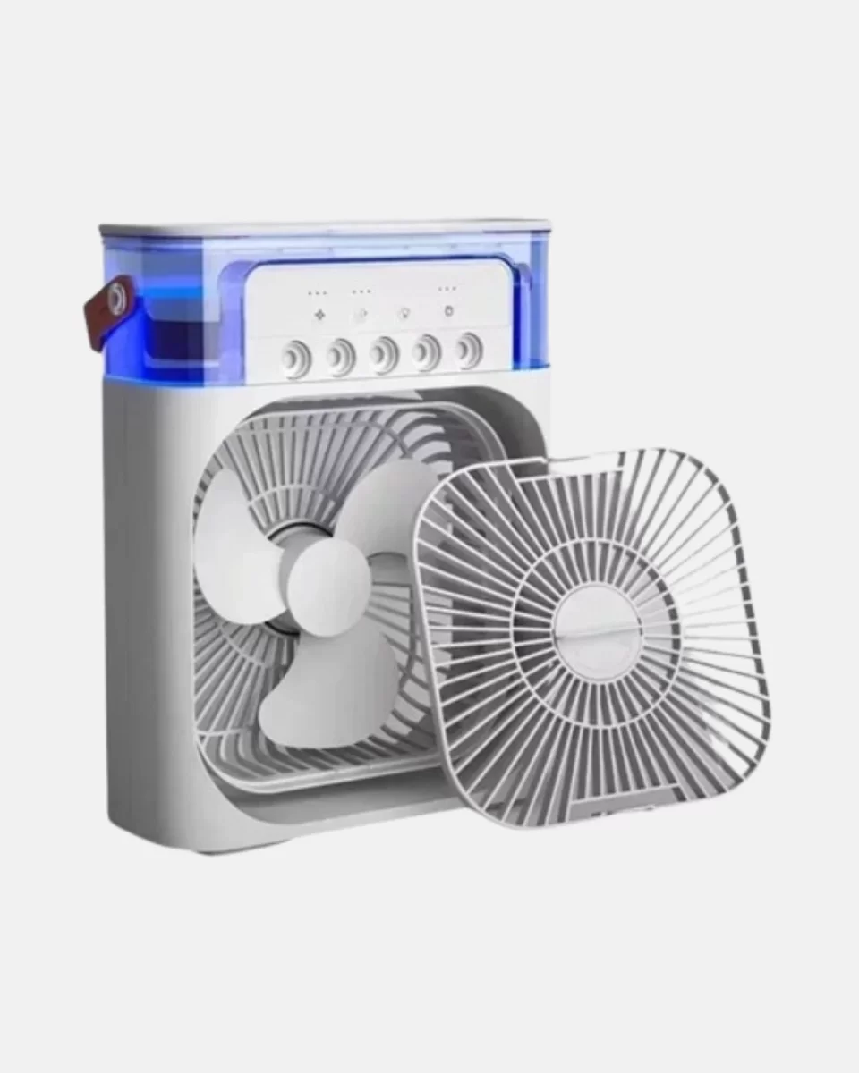 USB Bağlantılı Taşınabilir Mini Klima Fan 500ML Su Hazneli ve Sessiz Çalışma - Görsel 2