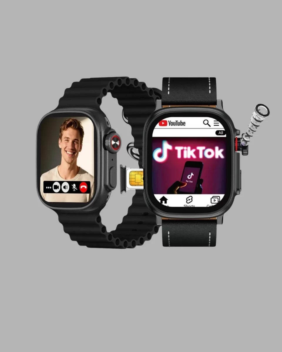 Telefon Bağımsız SIM Kartlı Akıllı Saat Nabız Ölçerli - Görsel 3