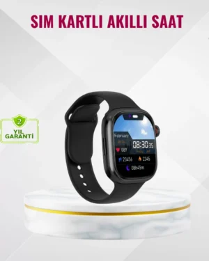 Uyku Takipli GPS’li SIM Kart Destekli Akıllı Saat