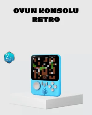 666 Oyunlu Retro Mini Oyun Konsolu – 3.5" LCD Ekran ve Çift Kişilik Oyun
