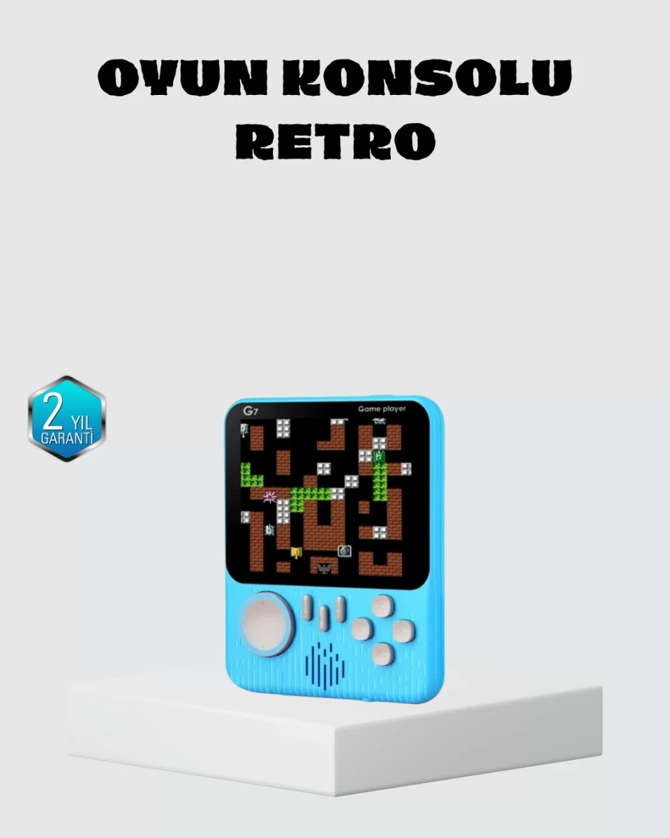 666 Oyunlu Retro Mini Oyun Konsolu – 3.5" LCD Ekran ve Çift Kişilik Oyun