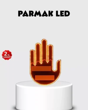 El Hareketiyle Kontrol Edilen 176 LED Amber Güvenlik Lambası