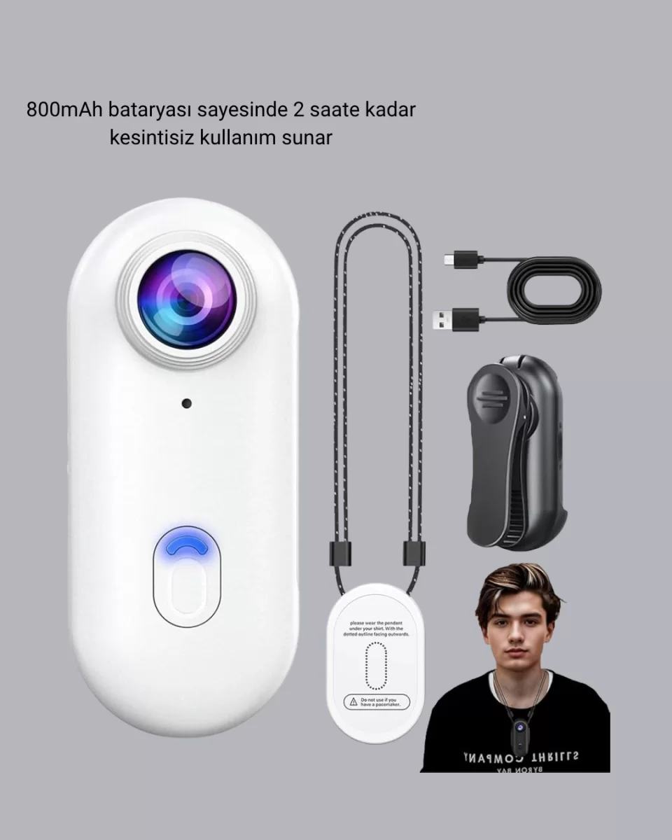 1080P Suya Dayanıklı Aksiyon Spor Kamerası 120° Geniş Açı ve WiFi Destekli - Görsel 2