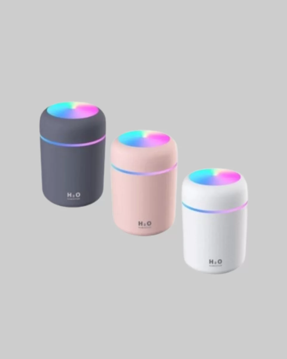 Taşınabilir USB Mini Nemlendirici – LED Aydınlatmalı, Çift Püskürtme Modu - Görsel 2