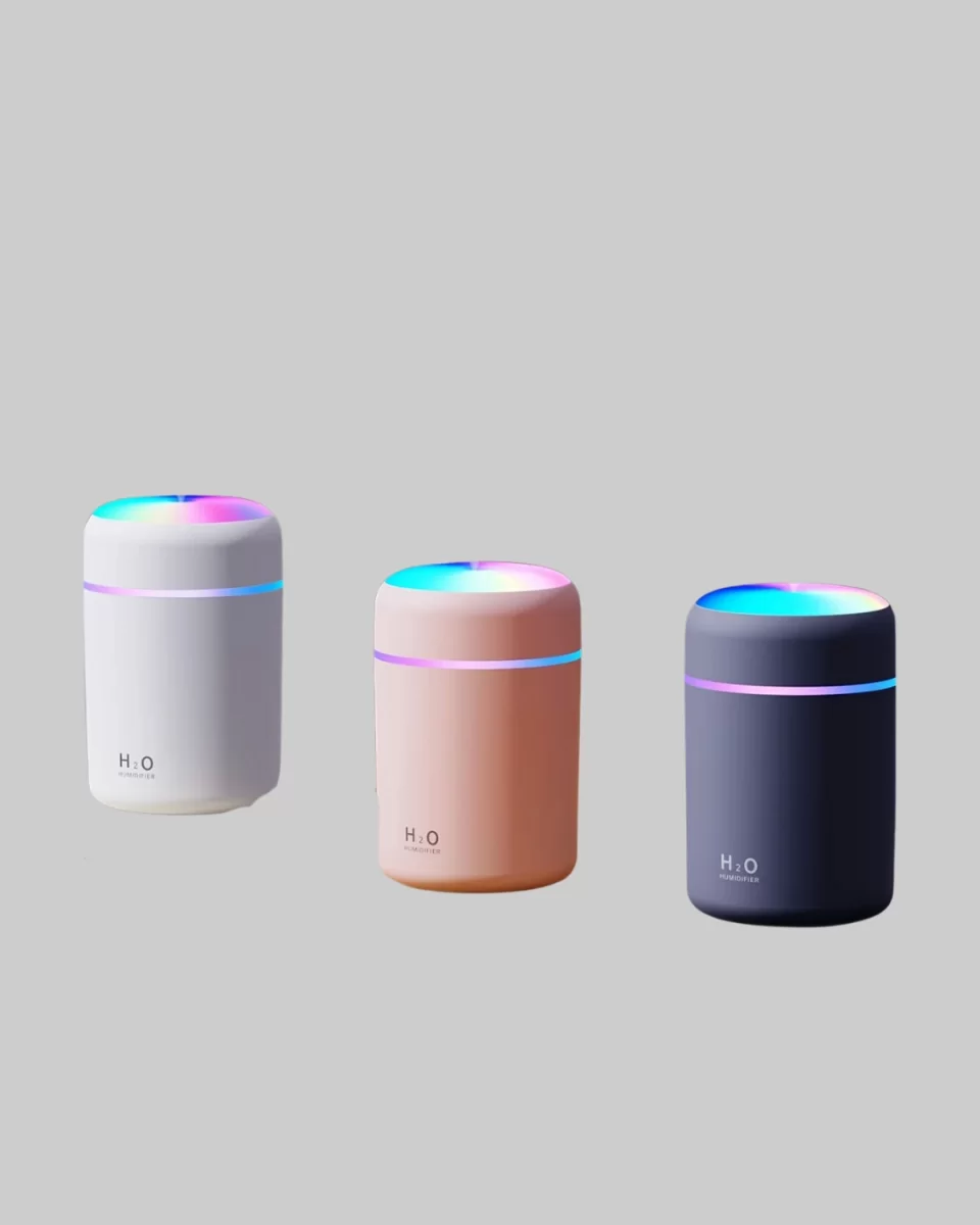 Taşınabilir USB Mini Nemlendirici – LED Aydınlatmalı, Çift Püskürtme Modu - Görsel 3