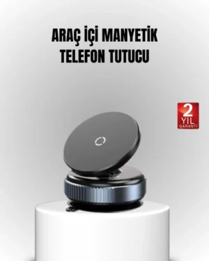 Vakum Adsorpsiyonlu Manyetik Telefon Tutucu Güçlü N52 360° Evrensel Uyumluluk