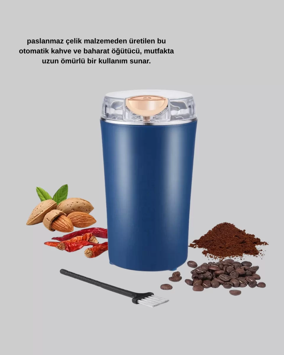 Otomatik Paslanmaz Çelik Kahve ve Baharat Öğütücü - Görsel 4