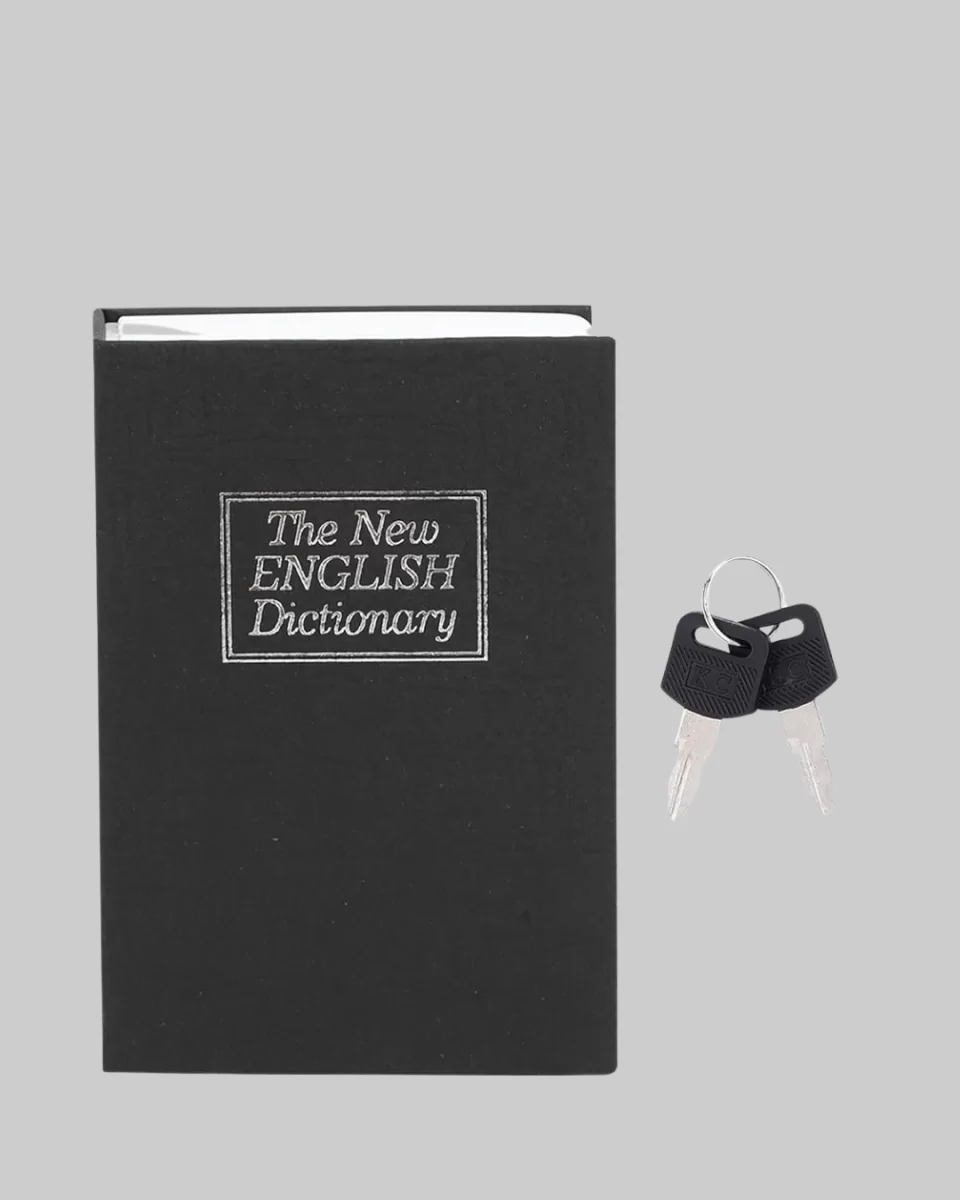Anahtarlı Gizli Kitap Kasa – Metal İç Yapı, Kamuflajlı Sözlük Tasarım - Görsel 2