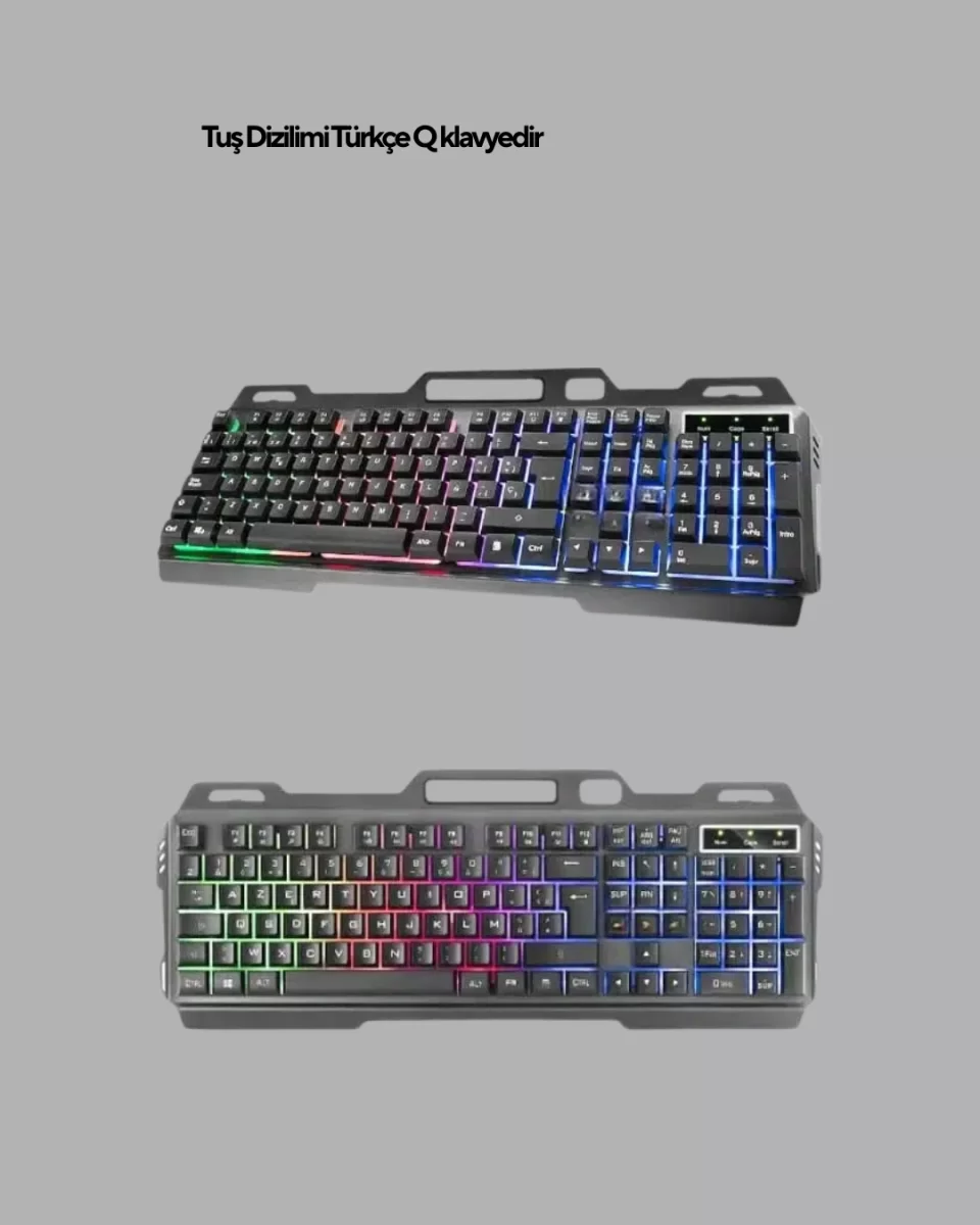 HN01 KULAKLIK + PG-8018 OYUNCU KLAVYESİ SET - Görsel 2