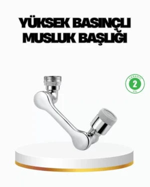 Üç Segmentli 1080 Derece Musluk Aparatı Esnek Döner Havalandırıcı Pratik Kullanım