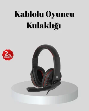Stereo Ses Destekli Mikrofonlu Gaming Kulaklık – Yumuşak Pedli