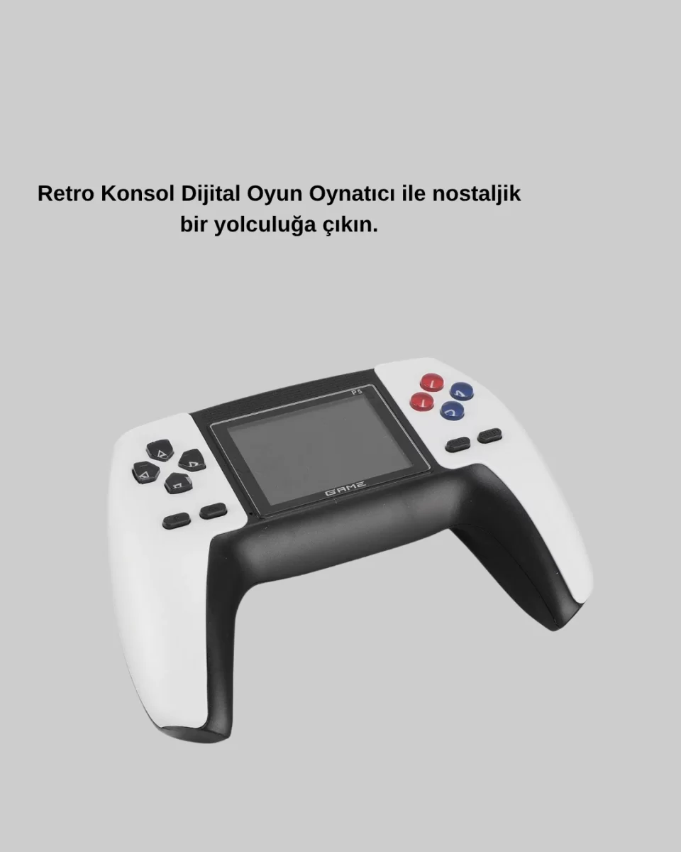 Oyun Konsolu – 520 Dahili Oyun, Şarjlı, TV AV Çıkışlı Mini Konsol - Görsel 5