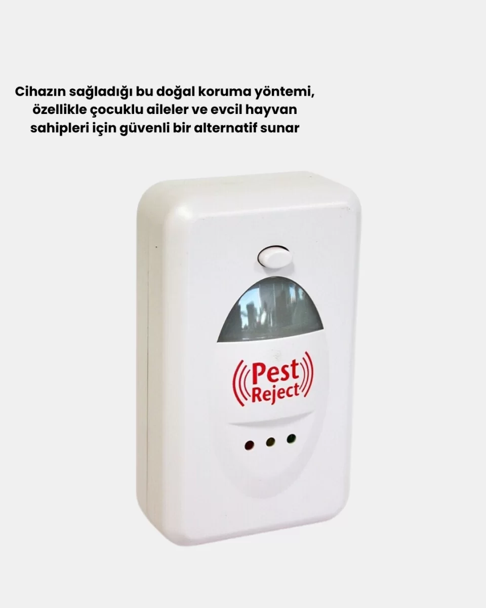 Ultrasonik Böcek ve Fare Kovucu – Doğa Dostu, Sessiz ve Etkili Savunma - Görsel 4