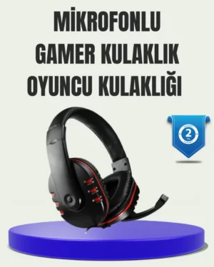 Stereo Gaming Kulaklık – Yüksek Ses Kalitesi, Ergonomik Yapı