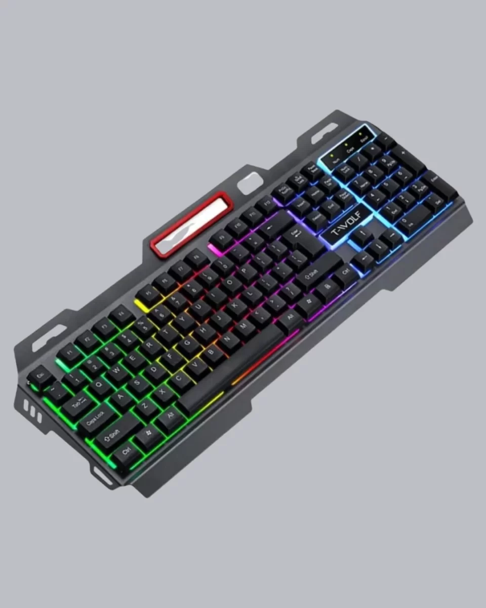 Profesyonel Oyuncu Klavye Mouse Seti – RGB Işıklı, Türkçe Q, DPI Ayarlı, Dayanıklı Gövde - Görsel 2