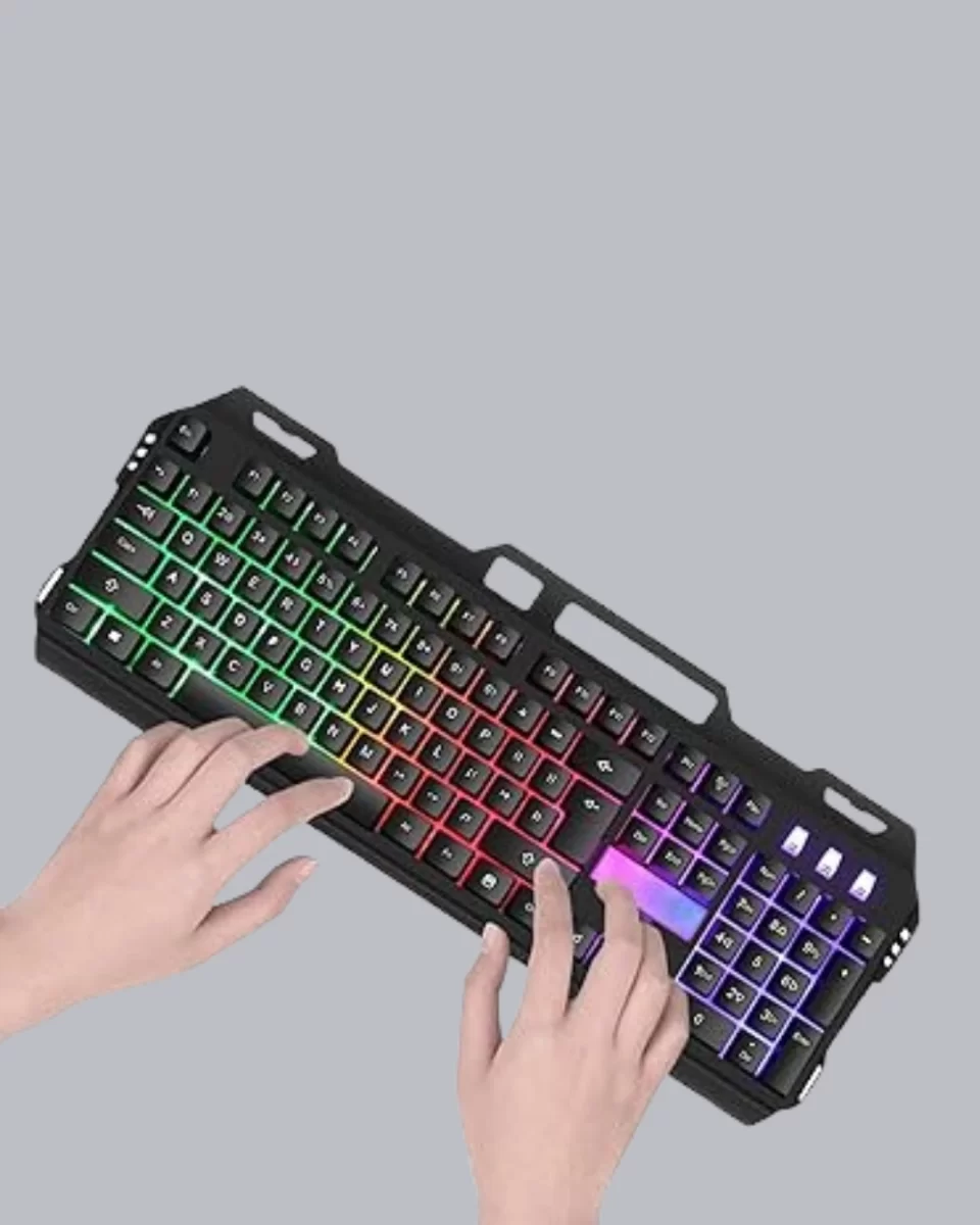 Profesyonel Oyuncu Klavye Mouse Seti – RGB Işıklı, Türkçe Q, DPI Ayarlı, Dayanıklı Gövde - Görsel 3