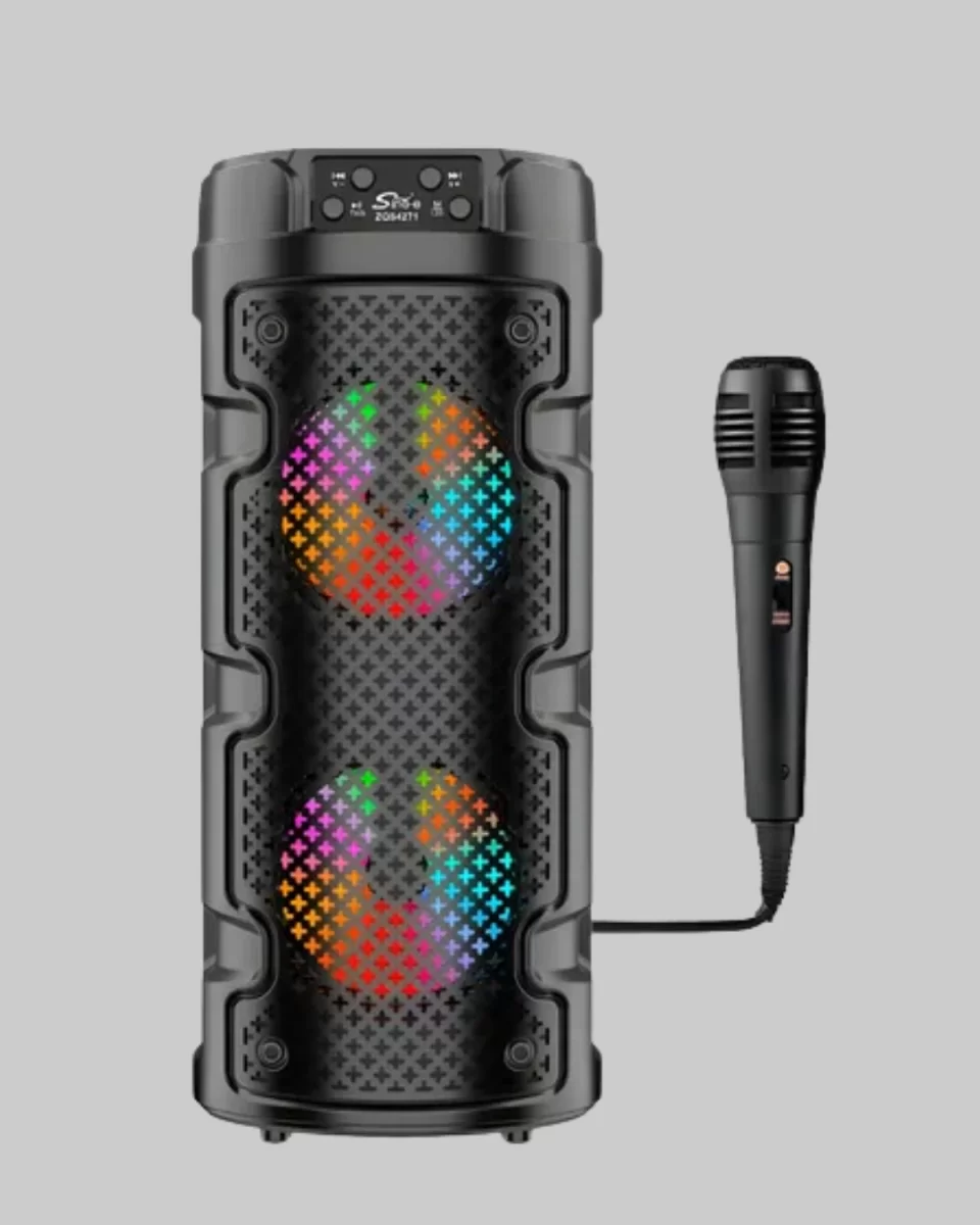 Kablosuz Stereo Hoparlör USB + SD Kart + AUX Destekli Bluetooth 5.0 - Görsel 4