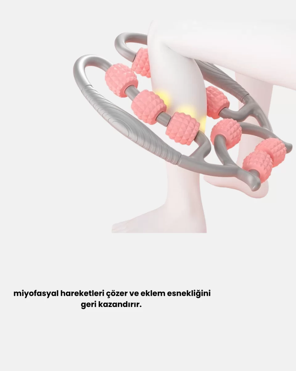 Vücut Masaj Rulosu – Kas Ağrısı Azaltıcı ve Bacak İncelten Masaj Aleti - Görsel 3