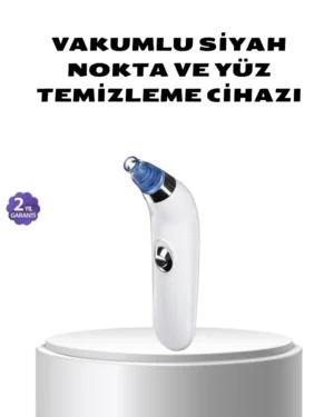 Vakumlu Siyah Nokta Temizleme Cihazı – 5 Kademe Güç ve 4 Başlıklı Derin Cilt Bakımı