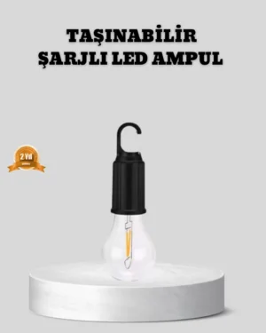 Type-C Şarjlı LED Kamp Lambası – Uzun Ömürlü Pil ve Yüksek Parlaklık