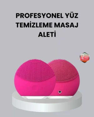 3 Fonksiyonlu Yüz Temizleme ve Masaj Cihazı – Su Geçirmez, Şarjlı, Ölü Deri Temizleyici ve Cilt Yenileyici