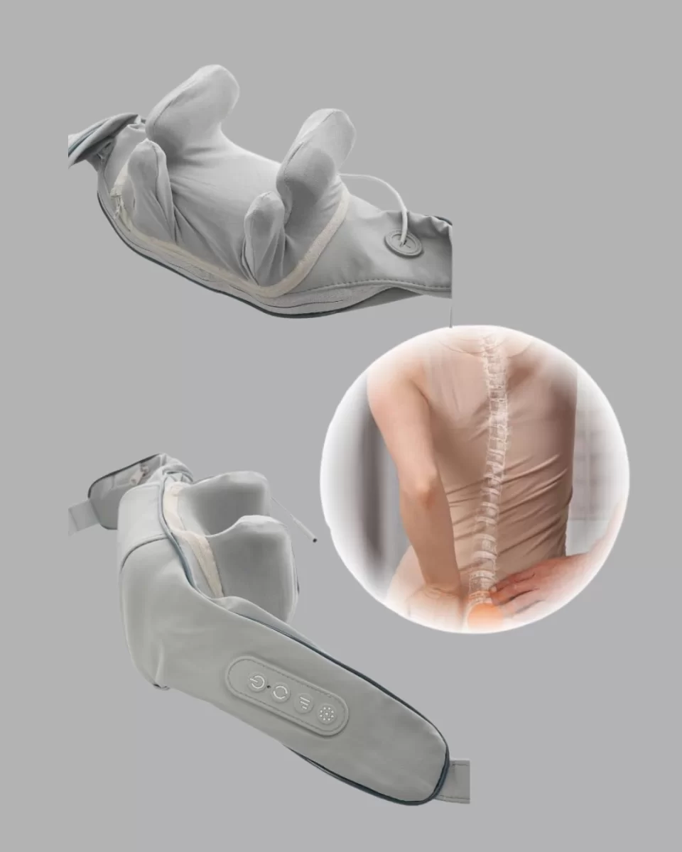 Titreşimli Boyun Masaj Cihazı Isı Terapili Şarjlı VNB-01 Ergonomik U Tasarım - Görsel 4