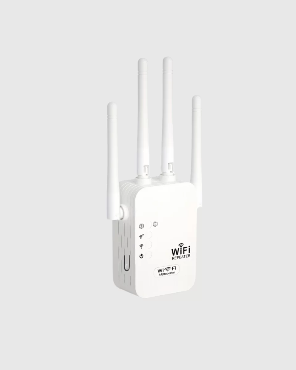 300Mbps WiFi Menzil Genişletici 4 Antenli WPA3 Güvenlikli Priz Tipi Repeater - Görsel 2