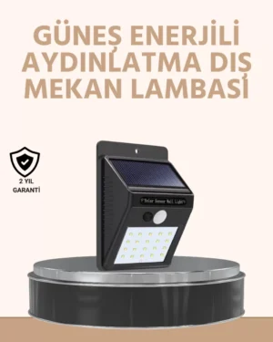 Enerji Tasarruflu ve Otomatik Sensörlü LED Güneş Işığı – Dış Mekan Uyumlu