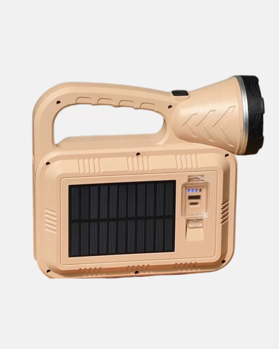 Solar Alev Işığı COB Teknolojili Taşınabilir El Feneri ve Kamp Lambası - Görsel 2