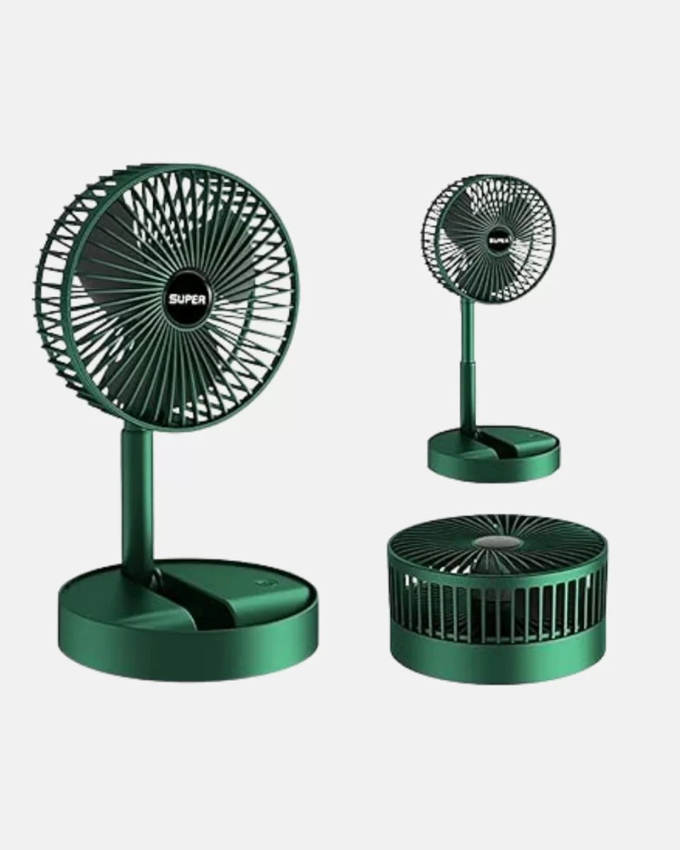 Taşınabilir Katlanabilir Mini Fan 3 Kademeli Şarj Edilebilir - Görsel 4