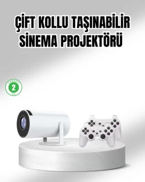 Projeksiyon Cihazı 4K Destekli Kablosuz Bağlantılı Bluetooth 5.0